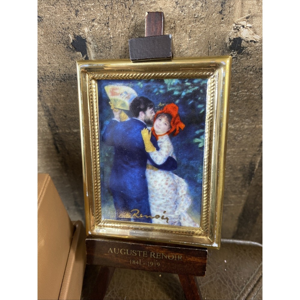 Goebel Artis Orbis Miniature Porcelain Pictures Set of 3 Renoir & Klimt Vintage - Picture 5 of 16